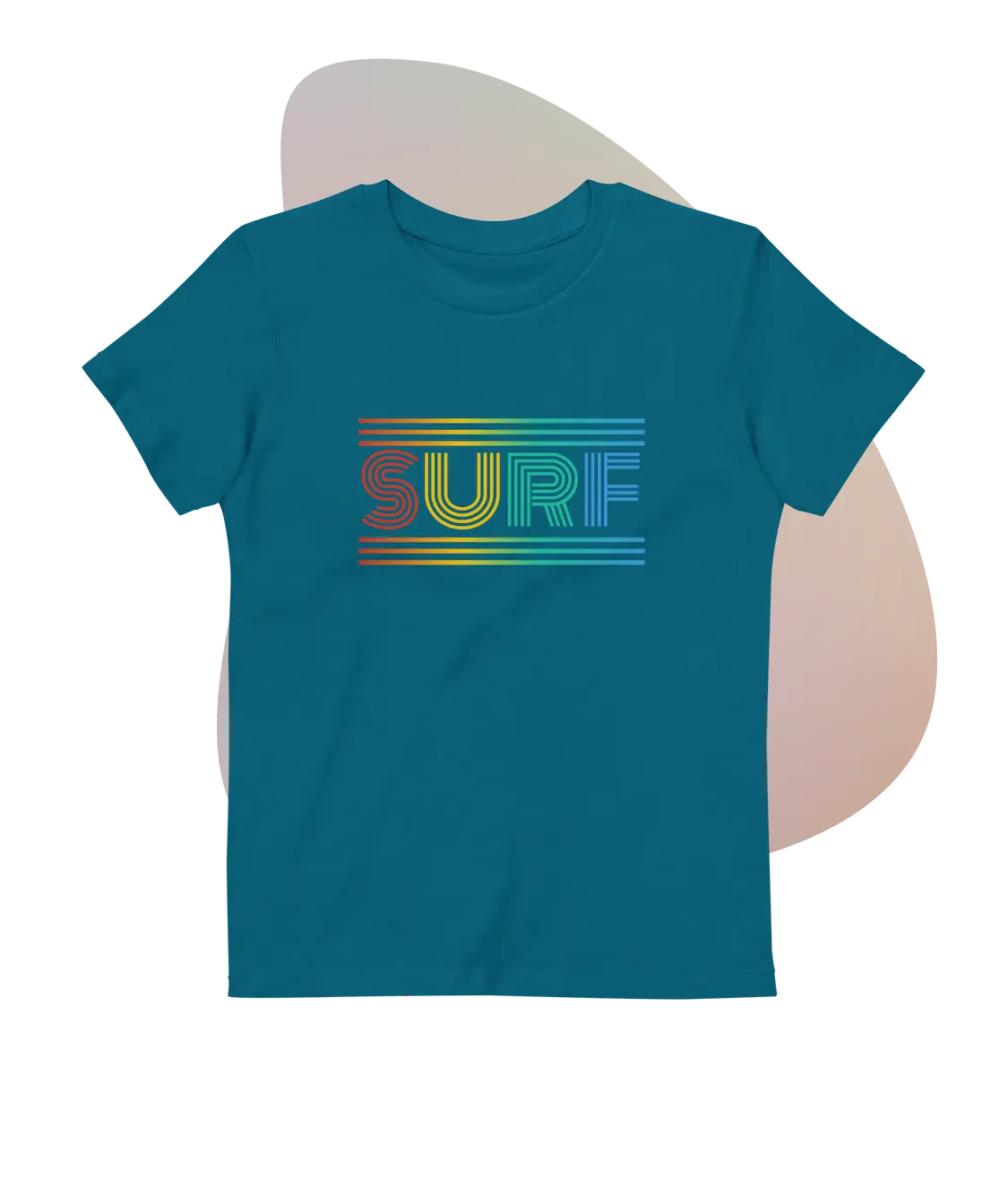 Kids Retro Surf Organic cotton t-shirt