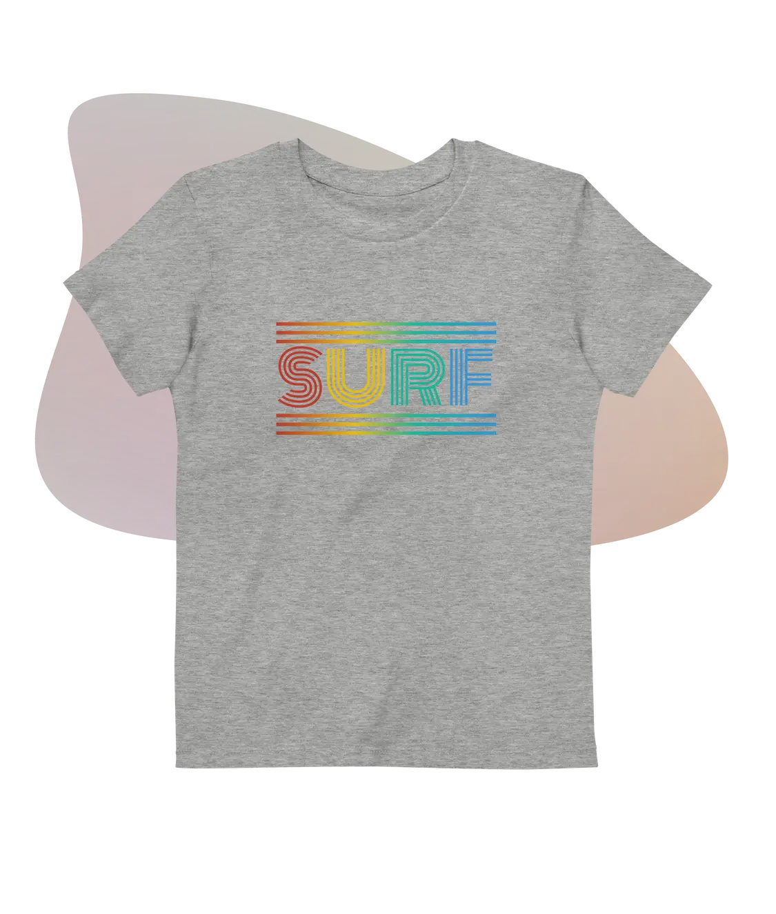 Kids Retro Surf Organic cotton t-shirt