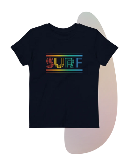 Kids Retro Surf Organic cotton t-shirt