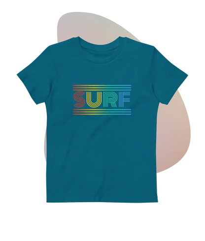 Kids Retro Surf Organic cotton t-shirt