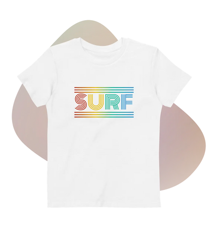 Kids Retro Surf Organic cotton t-shirt